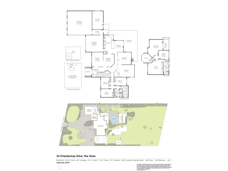 Floorplan of Homely house listing, 53 Chardonnay Drive, The Vines WA 6069
