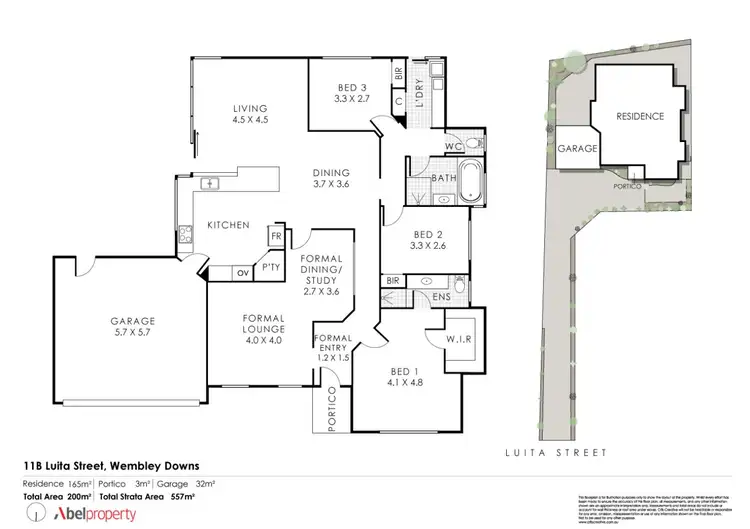 Floorplan of Homely house listing, 11b Luita Street, Wembley Downs WA 6019
