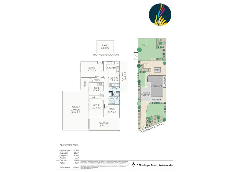 Floorplan of Homely house listing, 3 Stanhope Road, Kalamunda WA 6076