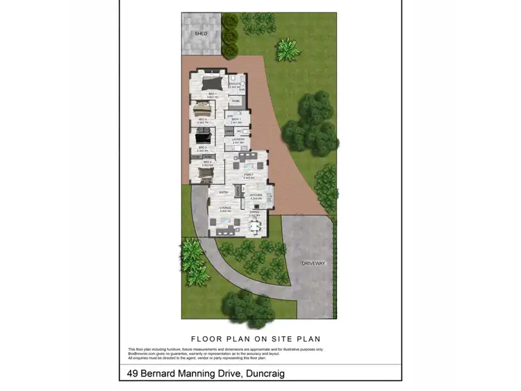 Floorplan of Homely house listing, 49 Bernard Manning Drive, Duncraig WA 6023