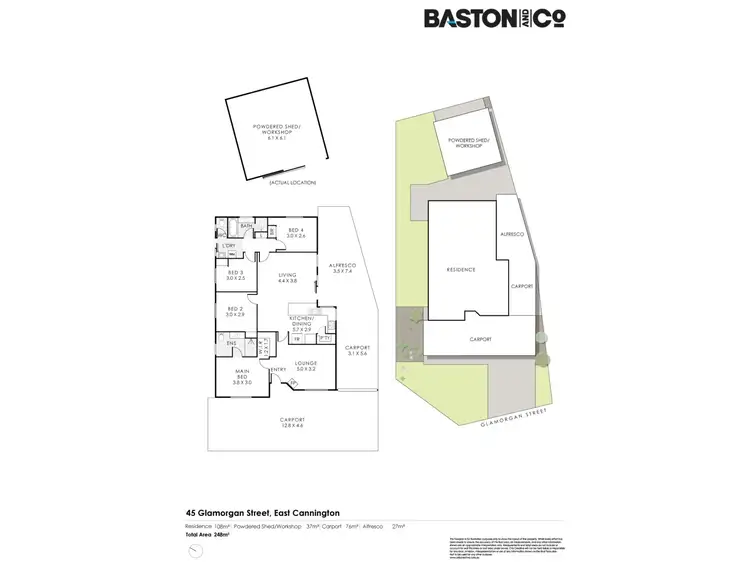 Floorplan of Homely house listing, 45 Glamorgan Street, East Cannington WA 6107