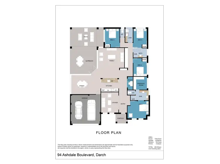 Floorplan of Homely house listing, 94 Ashdale Boulevard, Darch WA 6065