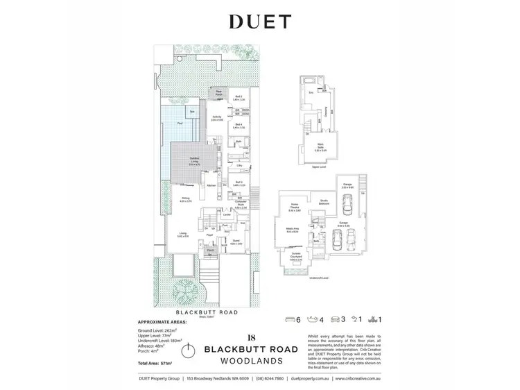 Floorplan of Homely house listing, 18 Blackbutt Road, Woodlands WA 6018