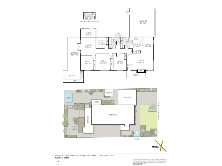 Floorplan of Homely house listing, 4 Mathews Place, Belmont WA 6104