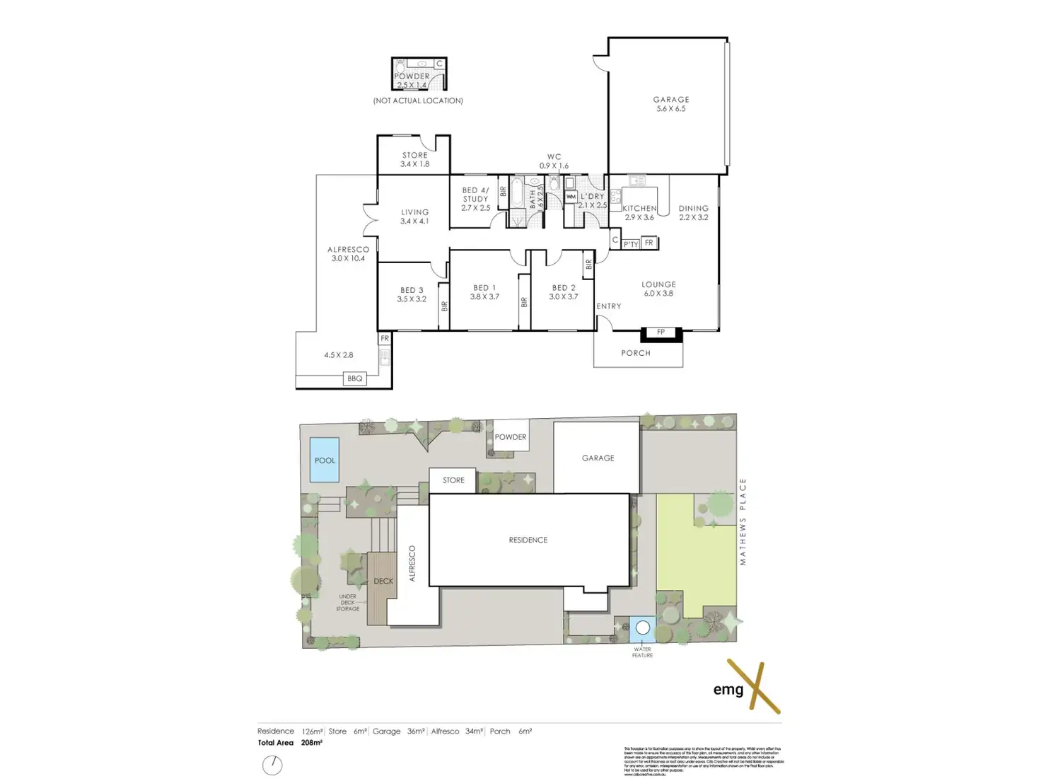 Floorplan of Homely house listing, 4 Mathews Place, Belmont WA 6104