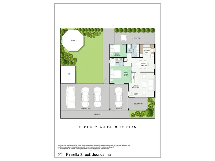 Floorplan of Homely villa listing, 6/11 Kinsella Street, Joondanna WA 6060