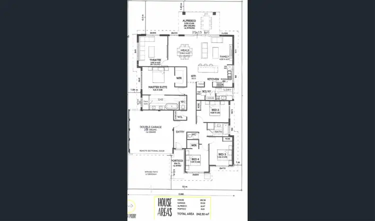 Floorplan of Homely house listing, 15 Oldfield Chase, Brabham WA 6055