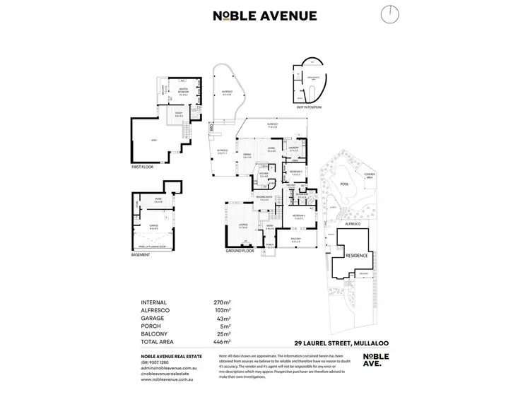 Floorplan of Homely house listing, 29 Laurel Street, Mullaloo WA 6027