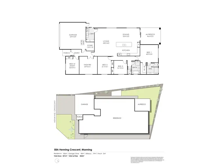 Floorplan of Homely house listing, 58a Henning Crescent, Manning WA 6152