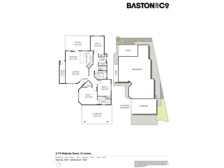 Floorplan of Homely villa listing, 3/73 Walpole Street, St James WA 6102