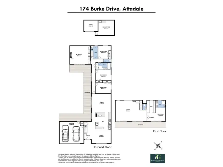 Floorplan of Homely house listing, 174 Burke Drive, Attadale WA 6156