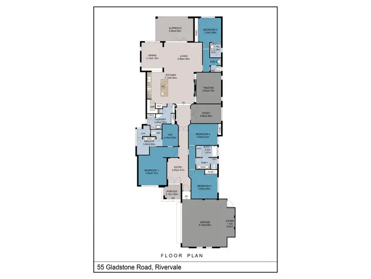 Floorplan of Homely house listing, 55 Gladstone Road, Rivervale WA 6103