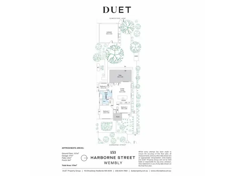 Floorplan of Homely house listing, 153 Harborne Street, Wembley WA 6014