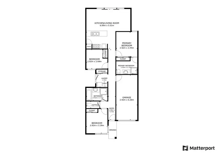 Floorplan of Homely house listing, 6 Fringed Way, Piara Waters WA 6112