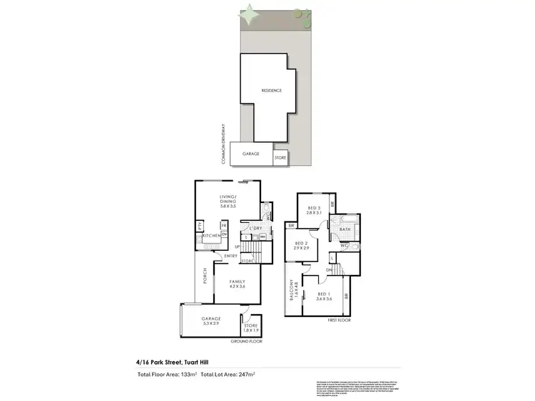 Floorplan of Homely house listing, 4/16 Park Street, Tuart Hill WA 6060