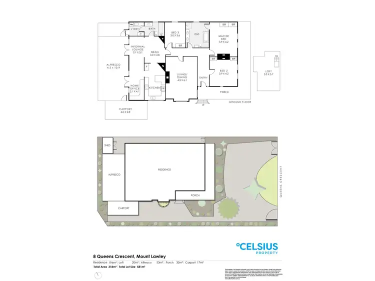 Floorplan of Homely house listing, 8 Queens Crescent, Mount Lawley WA 6050