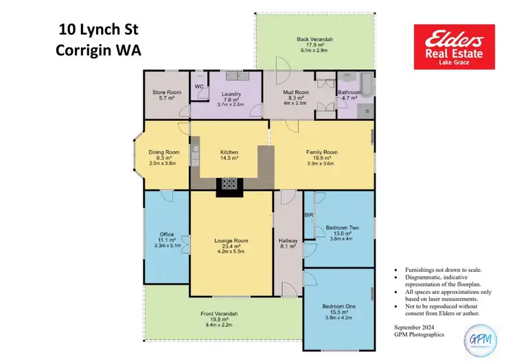 Floorplan of Homely house listing, 10 Lynch Street, Corrigin WA 6375