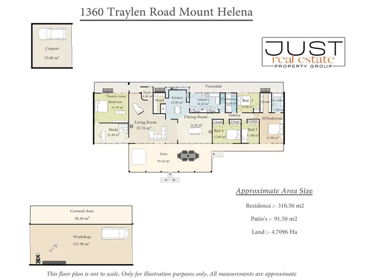 Floorplan of Homely house listing, 1360 Traylen Road, Mount Helena WA 6082