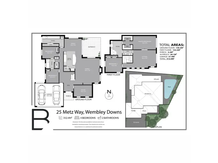 Floorplan of Homely house listing, 25 Metz Way, Wembley Downs WA 6019