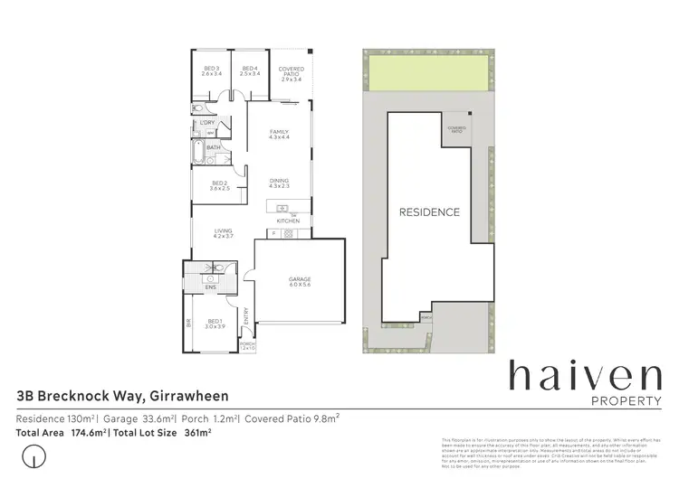 Floorplan of Homely house listing, 3B Brecknock Way, Girrawheen WA 6064