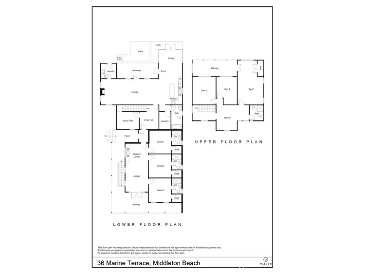 Floorplan of Homely house listing, 36 Marine Terrace, Middleton Beach WA 6330