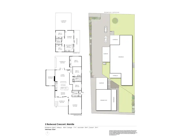 Floorplan of Homely house listing, 5 Redwood Crescent, Melville WA 6156