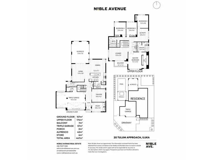 Floorplan of Homely house listing, 20 Tulum Approach, Iluka WA 6028