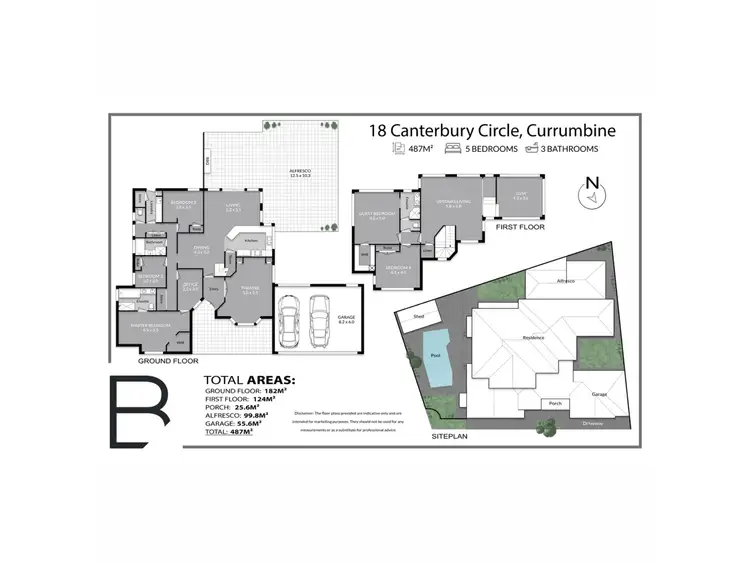 Floorplan of Homely house listing, 18 Canterbury Circle, Currambine WA 6028