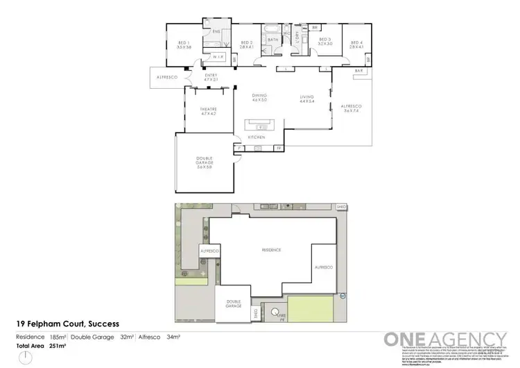 Floorplan of Homely house listing, 19 Felpham Court, Success WA 6164