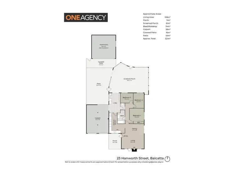 Floorplan of Homely house listing, 23 Hanworth Street, Balcatta WA 6021