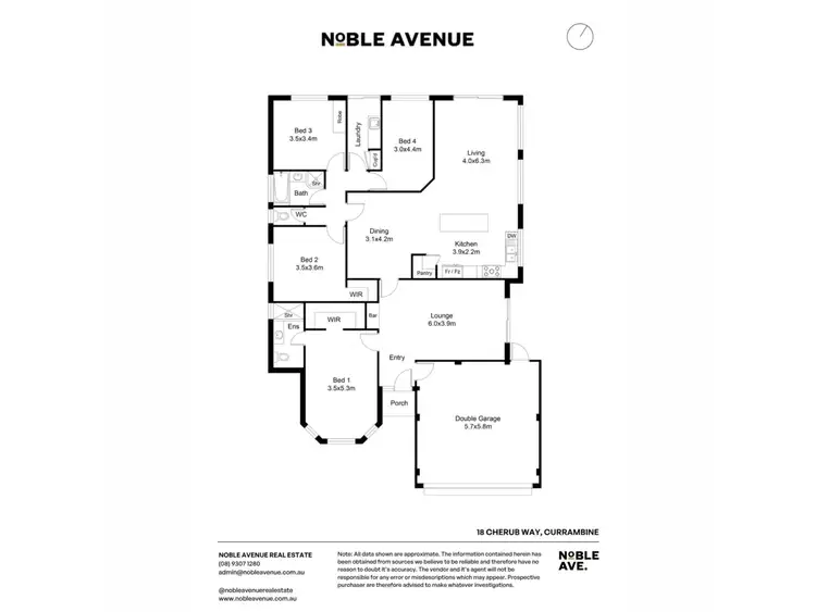 Floorplan of Homely house listing, 18 Cherub Way, Currambine WA 6028
