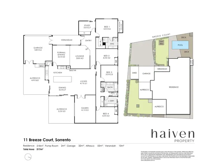 Floorplan of Homely house listing, 11 Breeze Court, Sorrento WA 6020
