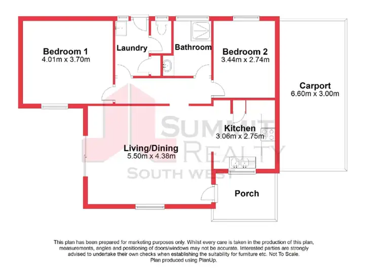 Floorplan of Homely house listing, 36 Allan Road, Binningup WA 6233