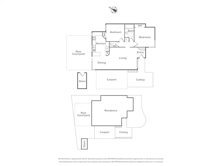Floorplan of Homely villa listing, 2/28 Little Walcott Street, North Perth WA 6006