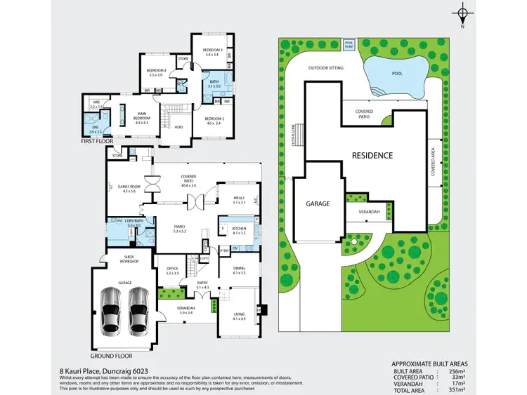 Floorplan of Homely house listing, 8 Kauri Place, Duncraig WA 6023
