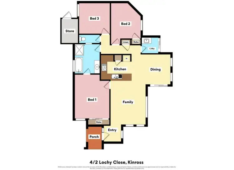 Floorplan of Homely house listing, 4/2 Lochy Close, Kinross WA 6028