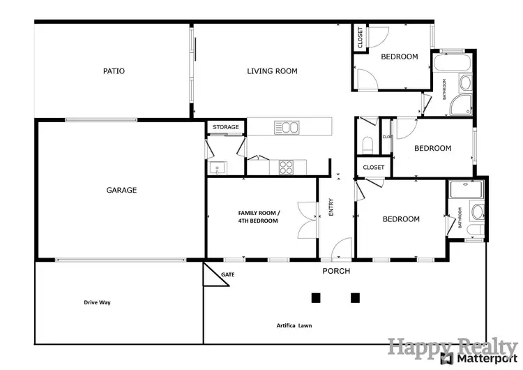 Floorplan of Homely house listing, 4 Appleton Street, Carlisle WA 6101