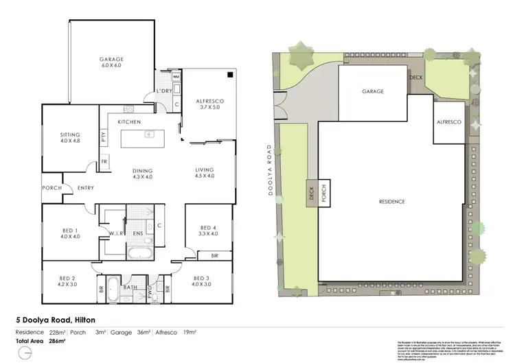 Floorplan of Homely house listing, 5 Doolya Road, Hilton WA 6163