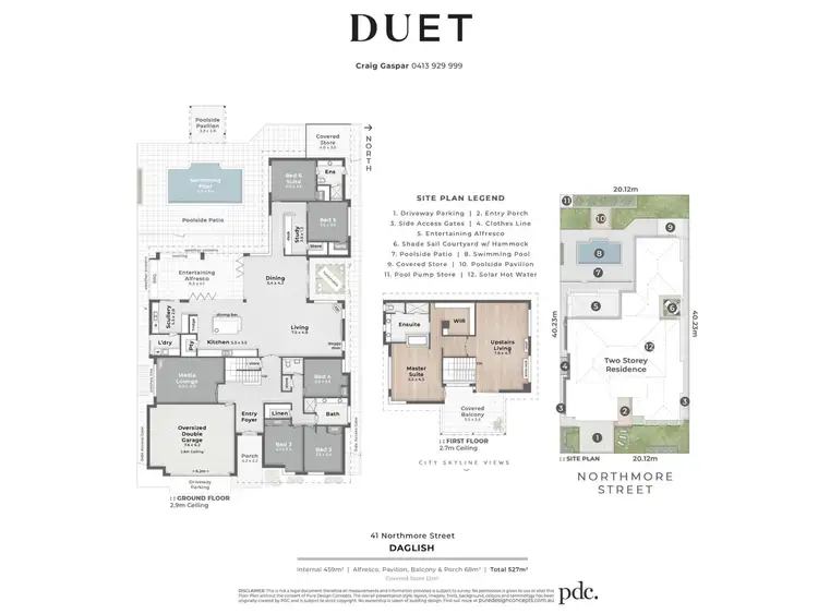 Floorplan of Homely house listing, 41 Northmore Street, Daglish WA 6008