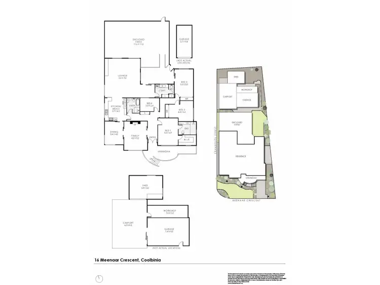 Floorplan of Homely house listing, 16 Meenaar Crescent, Coolbinia WA 6050