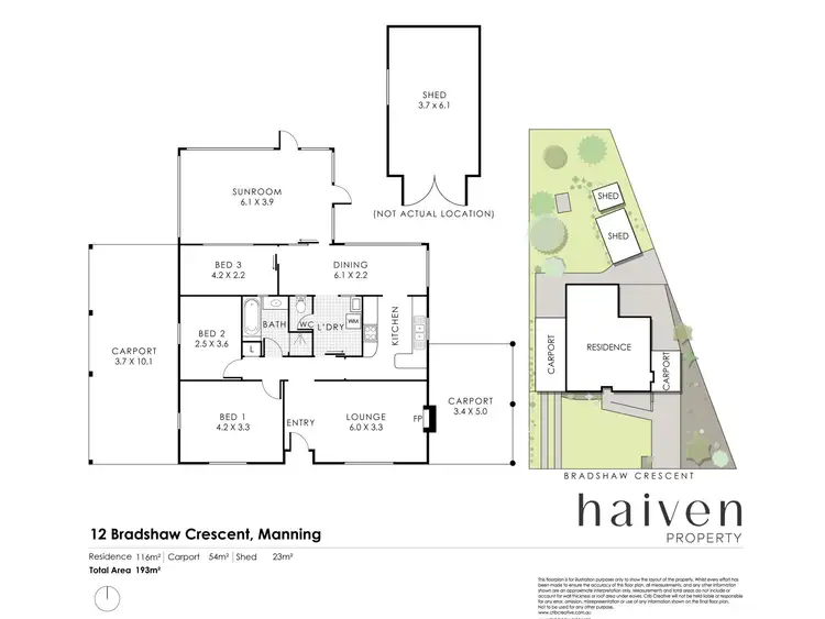 Floorplan of Homely house listing, 12 Bradshaw Crescent, Manning WA 6152