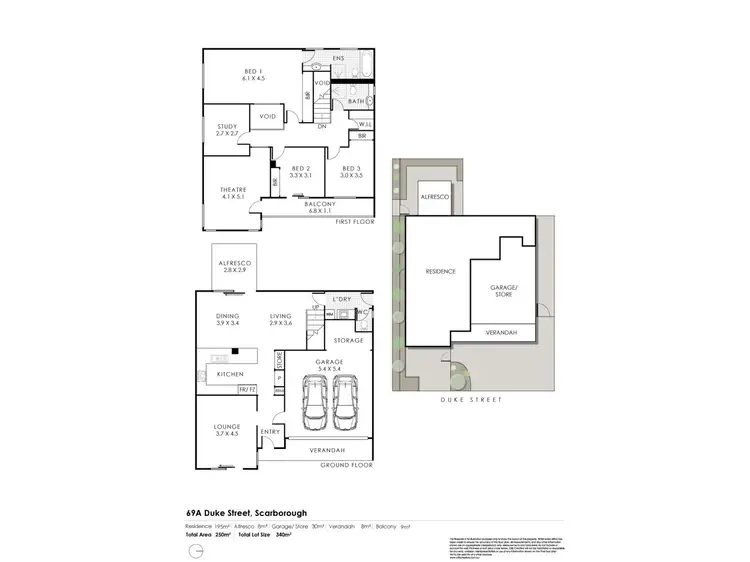 Floorplan of Homely house listing, 69a Duke Street, Scarborough WA 6019