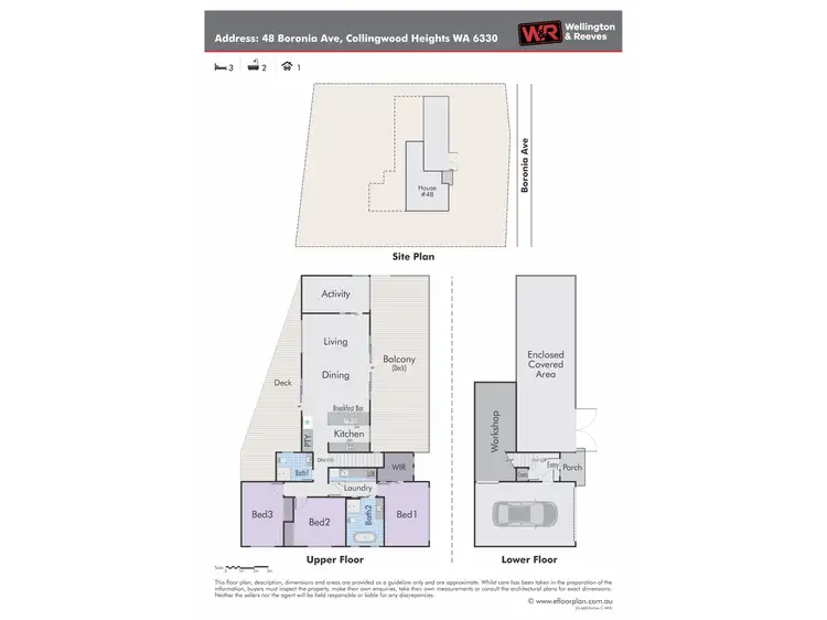 Floorplan of Homely house listing, 48 Boronia Avenue, Collingwood Heights WA 6330