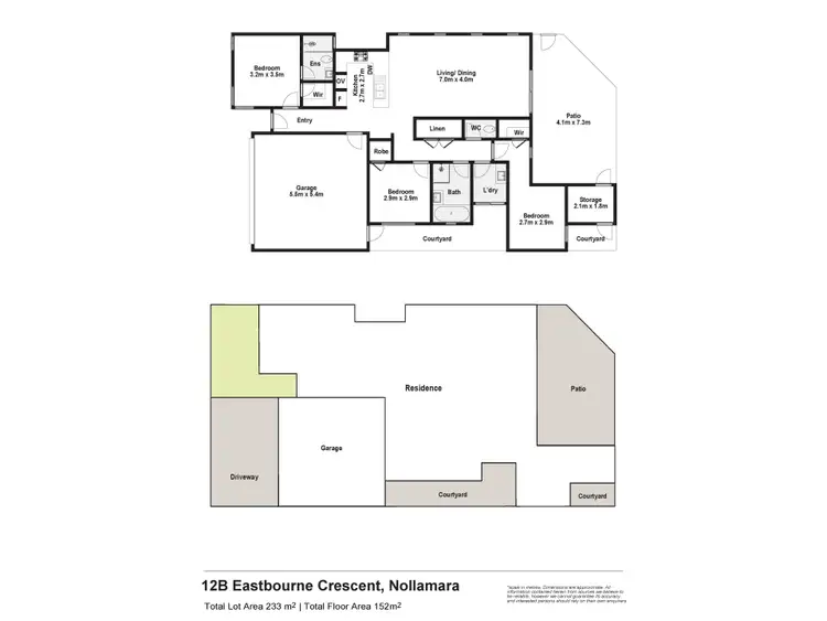 Floorplan of Homely villa listing, 12B Eastbourne Crescent, Nollamara WA 6061