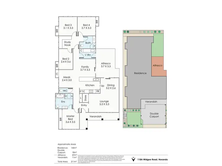 Floorplan of Homely house listing, 118A Widgee Road, Noranda WA 6062
