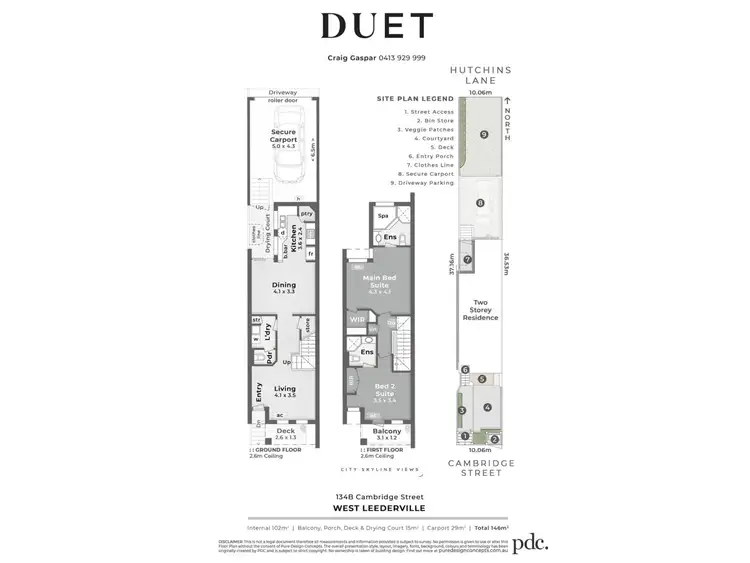 Floorplan of Homely house listing, 134B Cambridge Street, West Leederville WA 6007