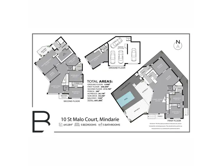 Floorplan of Homely house listing, 10 St Malo Court, Mindarie WA 6030