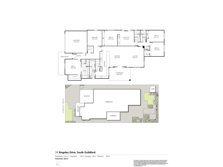 Floorplan of Homely house listing, 11 Kingsley Drive, South Guildford WA 6055