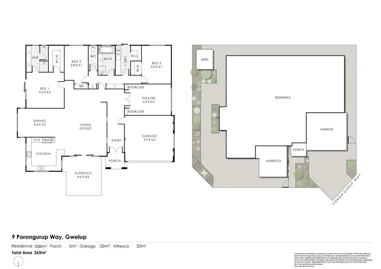 Floorplan of Homely house listing, 9 Porongurup Way, Gwelup WA 6018