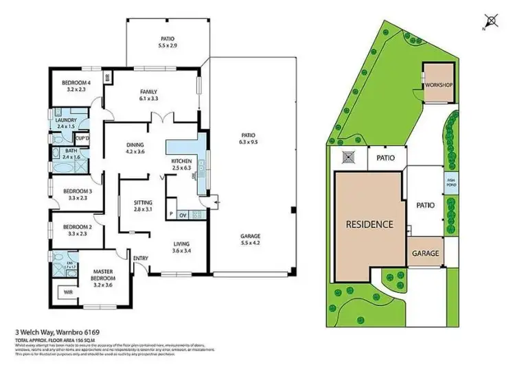 Floorplan of Homely house listing, 3 Welch Way, Warnbro WA 6169